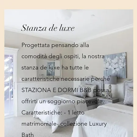 Staziona E Dormi 2,0 לינה וארוחת בוקר