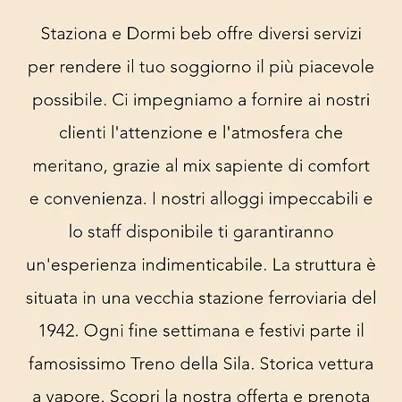 Staziona E Dormi 2,0